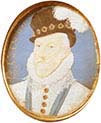 Miniature of Charles Howard-Second Baron of Effington-First Earl of Nottingham